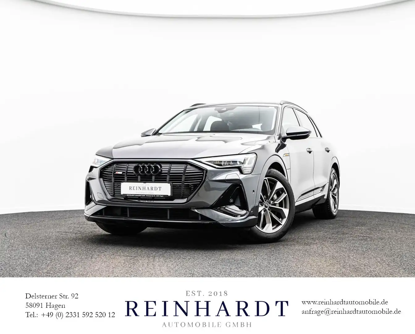 Audi e-tron 55 Q S LINE BLACK 20Z/SIDE/SHZ/CARPL./LED Grau - 1