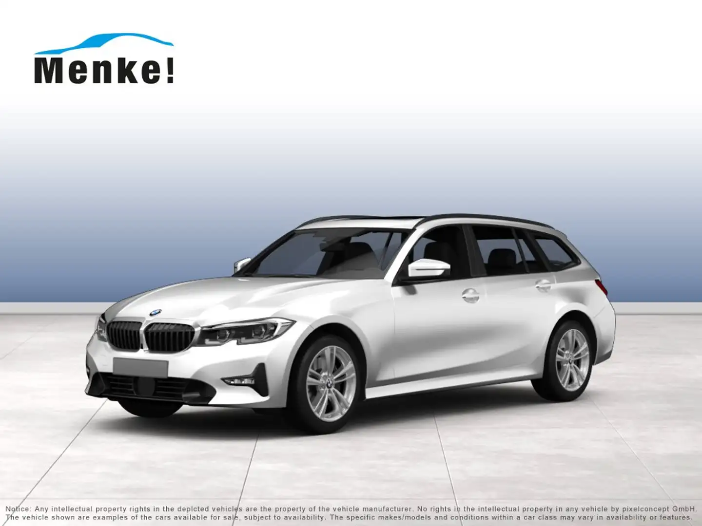 BMW 320 d Touring M Sportpaket HiFi DAB LED RFK Shz Weiß - 1