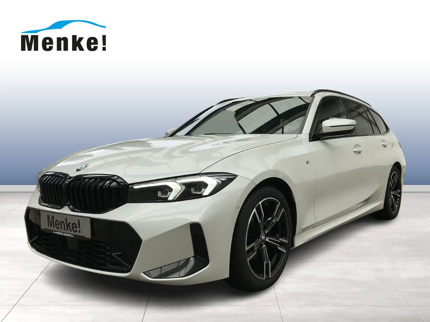 BMW 320 d Touring M Sportpaket AHK-e Widescreen RFK Weiß - 1