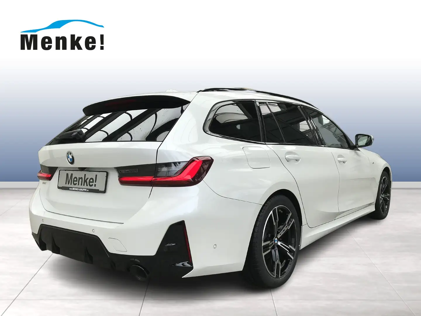 BMW 320 d Touring M Sportpaket AHK-e Widescreen RFK Weiß - 2