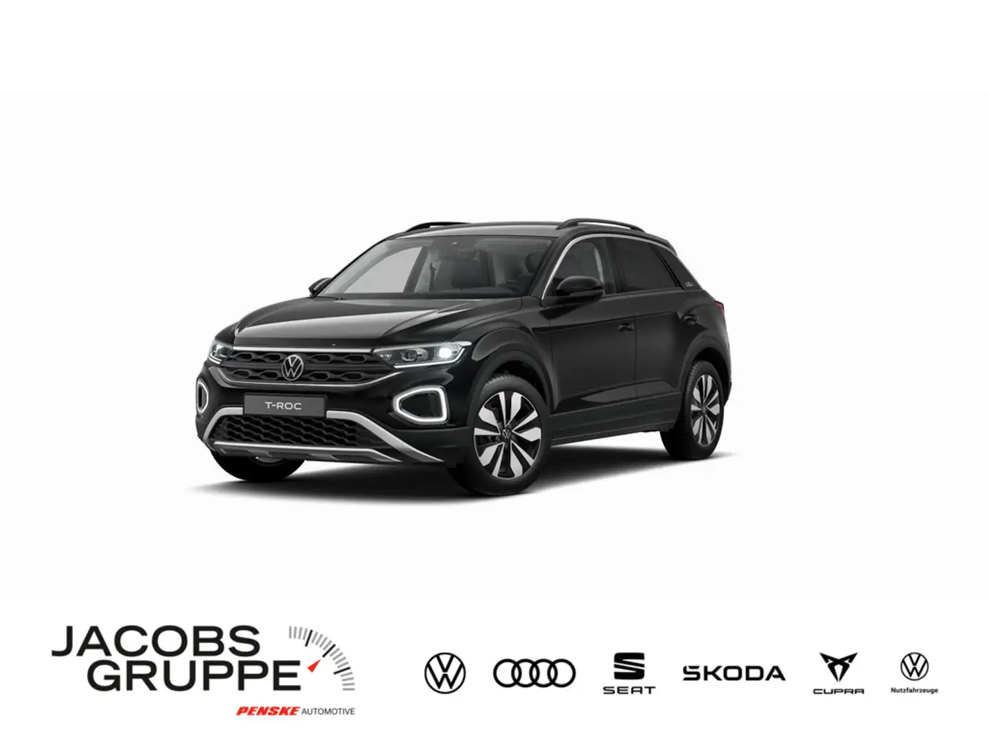 Volkswagen T-Roc 1.5 TSI Goal Navi,LED,PDC,ACC Noir - 1