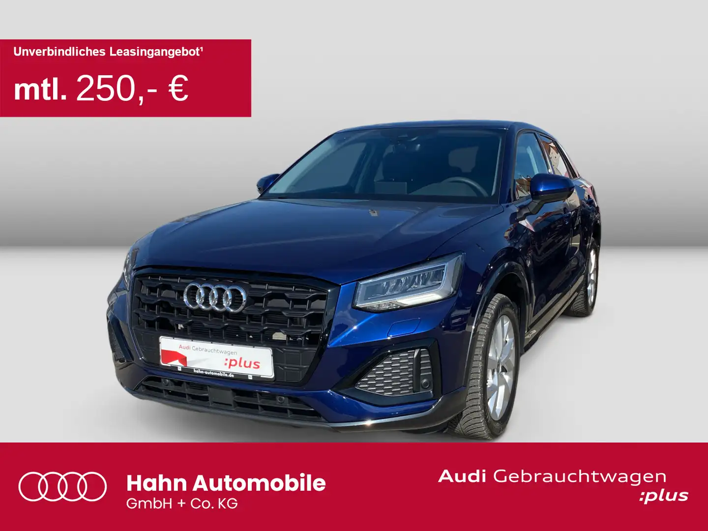 Audi Q2 Advanced 35TFSI S-Trc Virtual AHK CAM Blau - 1