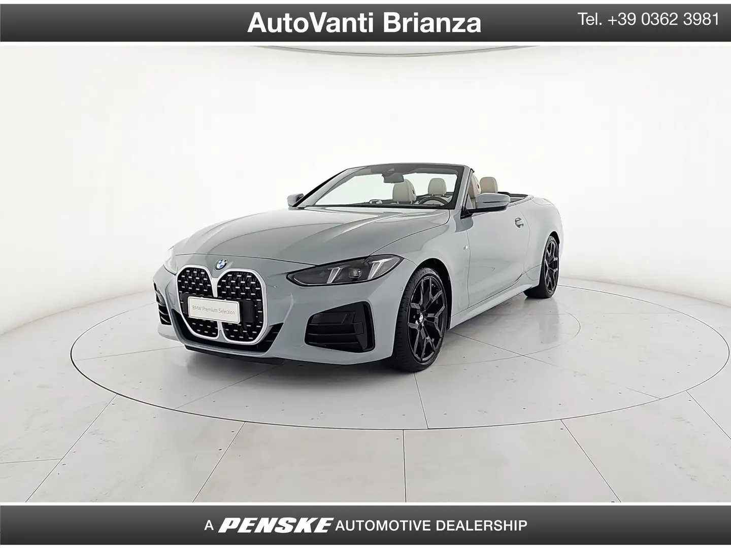 BMW 420 420i Cabrio Msport Grigio - 1