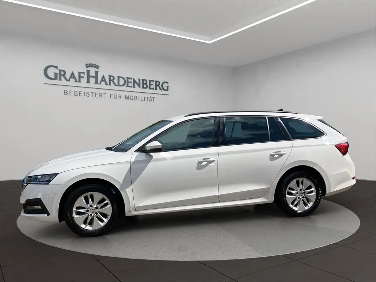 Skoda Octavia Combi Ambition 2.0 TDI LED Climatronic Blanc - 2