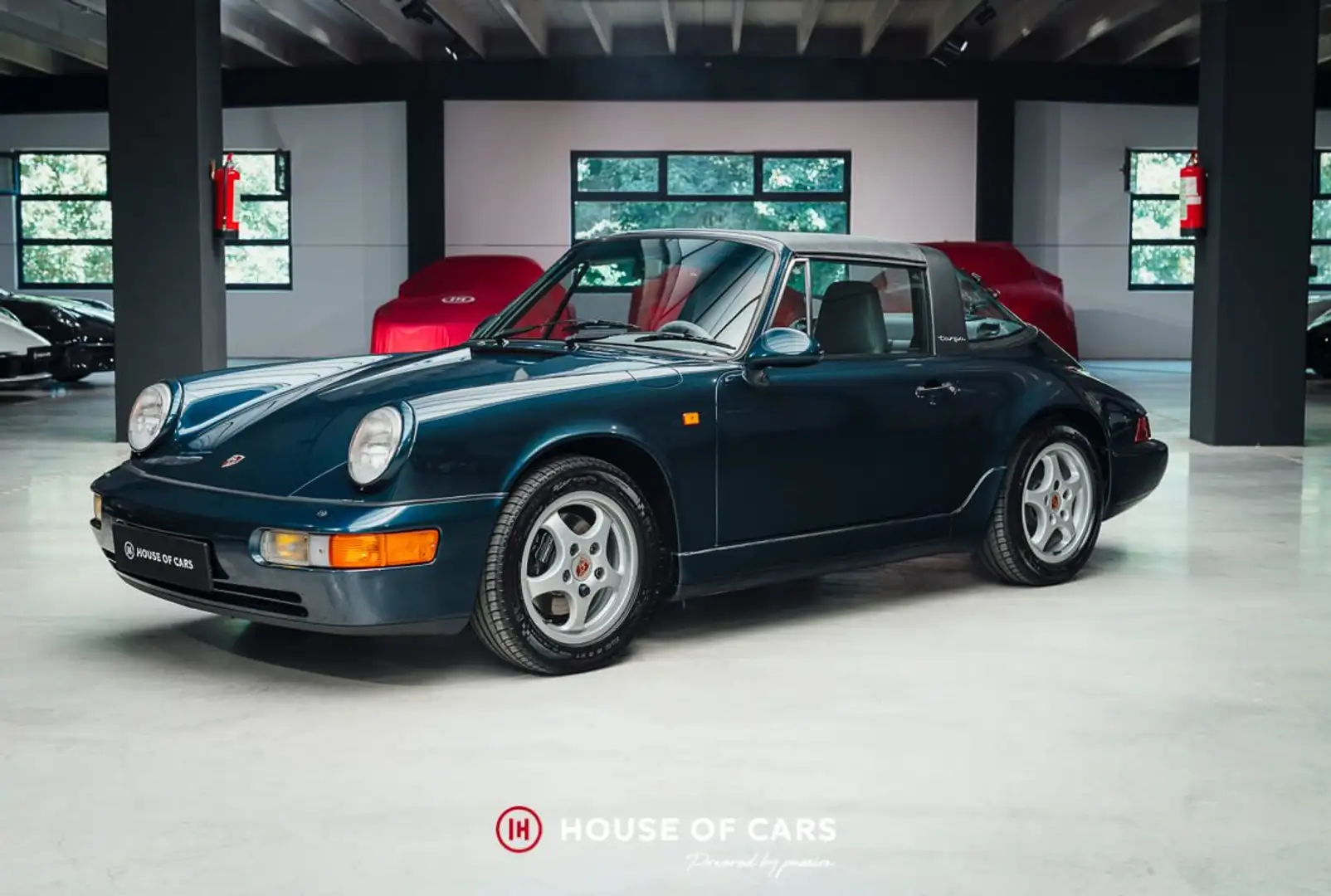 Porsche Targa 964.2 Targa 4 - French car - Manual - Amazon Green Vert - 2