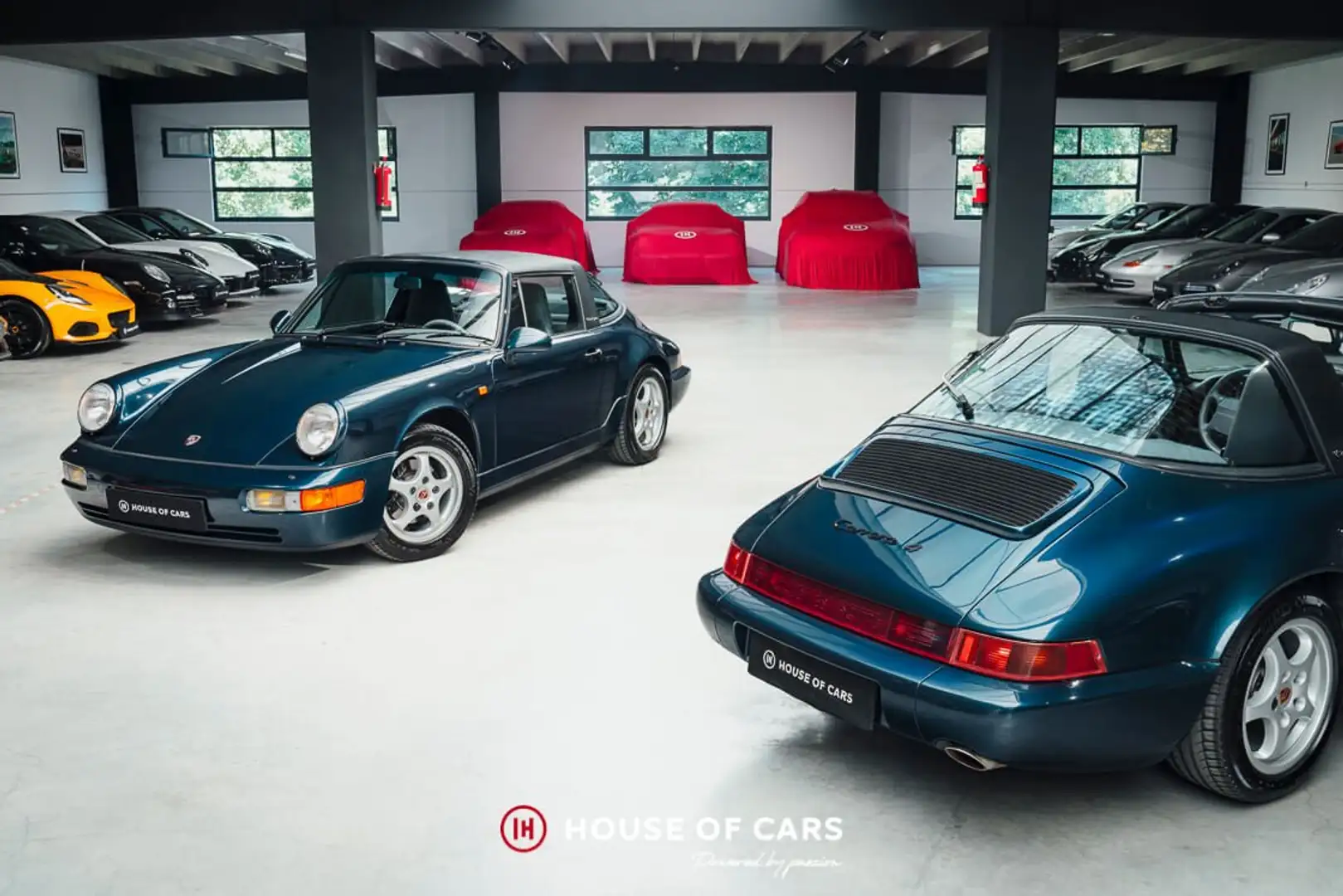 Porsche Targa 964.2 Targa 4 - French car - Manual - Amazon Green Vert - 1