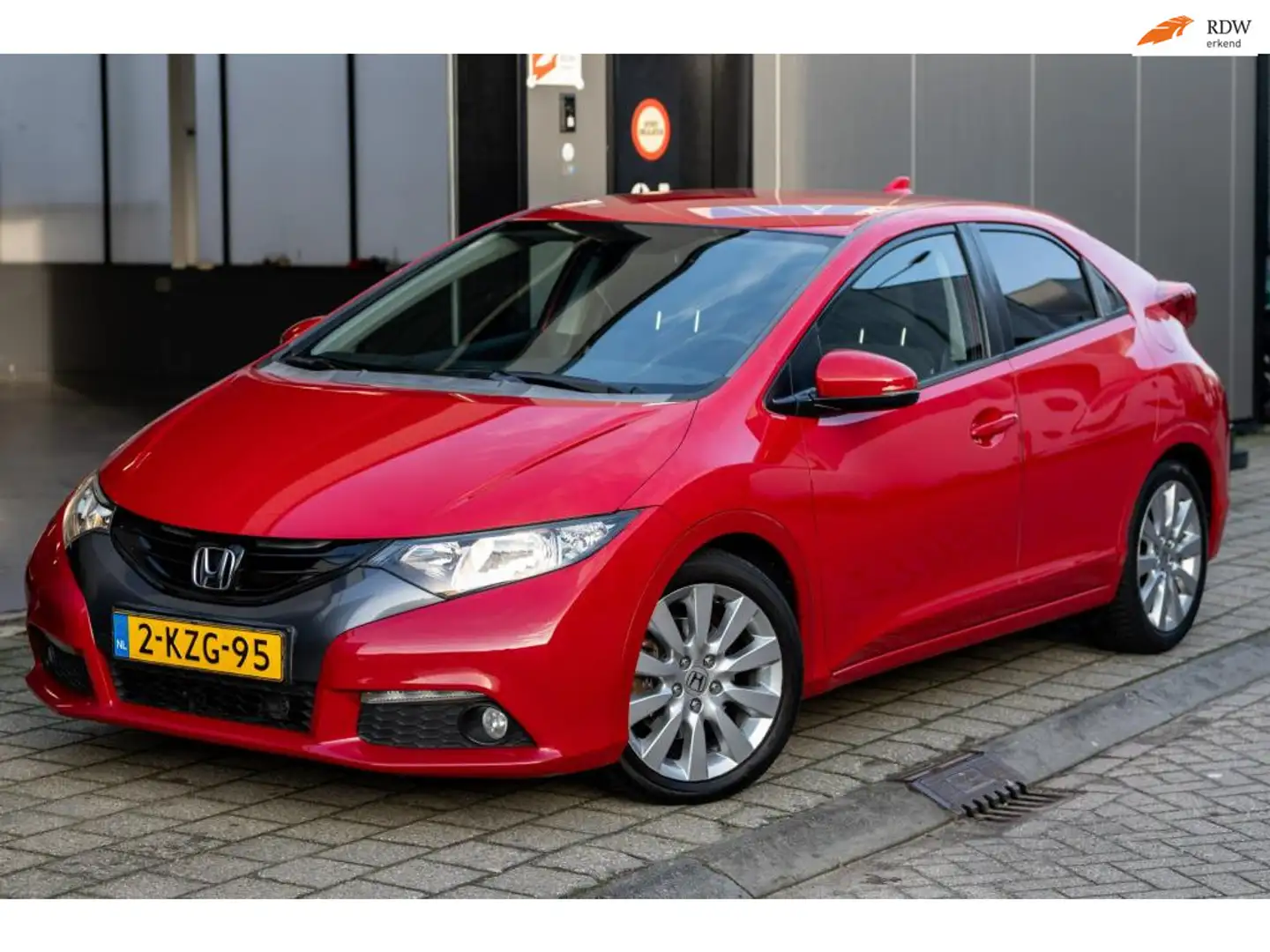 Honda Civic 1.4 Sport|1E EIGENAAR Rouge - 1