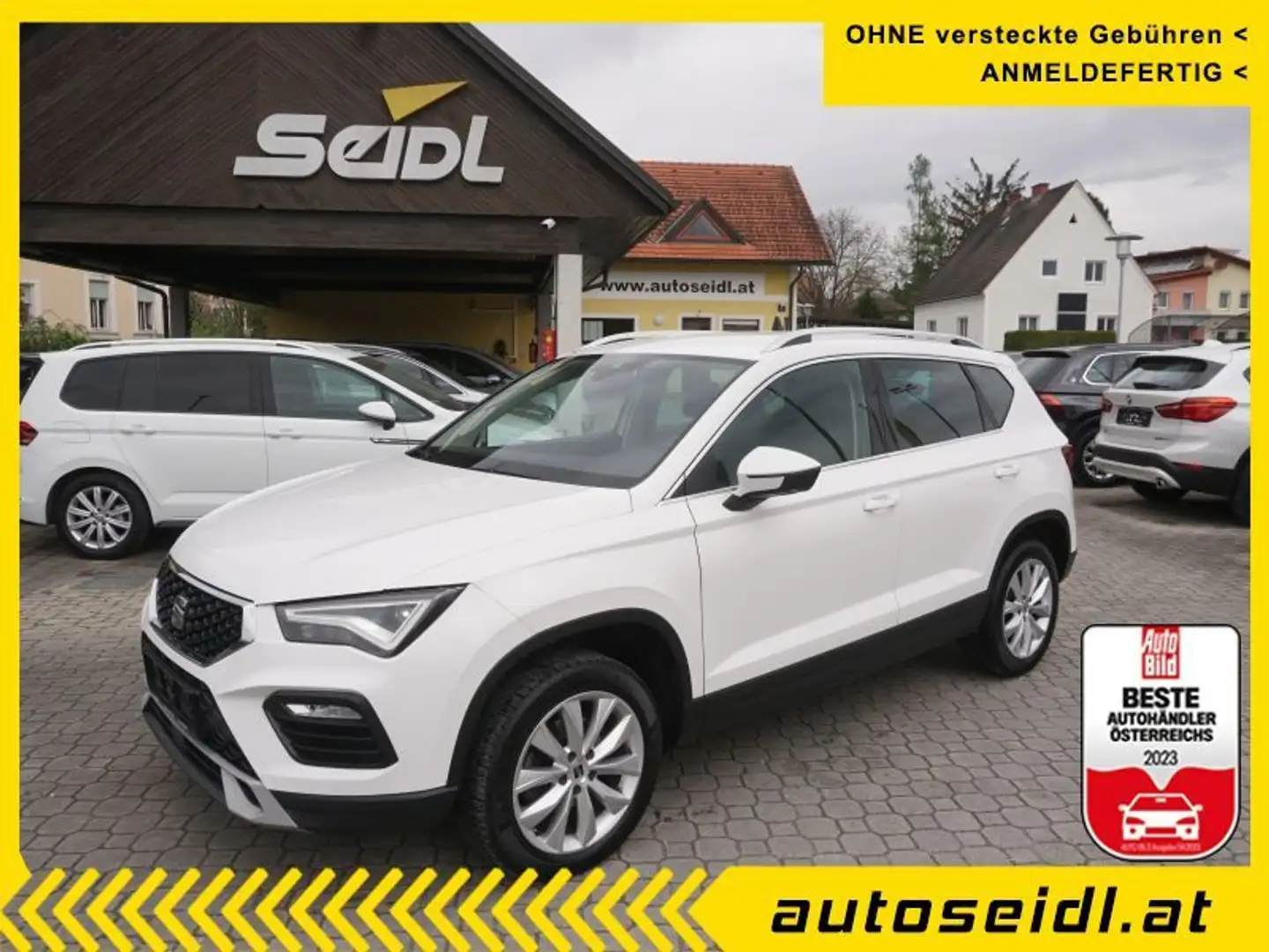 SEAT Ateca 2,0 Style TDI *2022er+LED+NAVI* Alb - 1