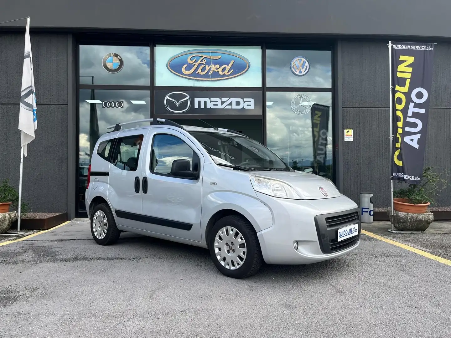 Fiat Qubo 1.3 MJT 75CV FRIZIONE + CATENA NUOVO! RETROCAM Silber - 1