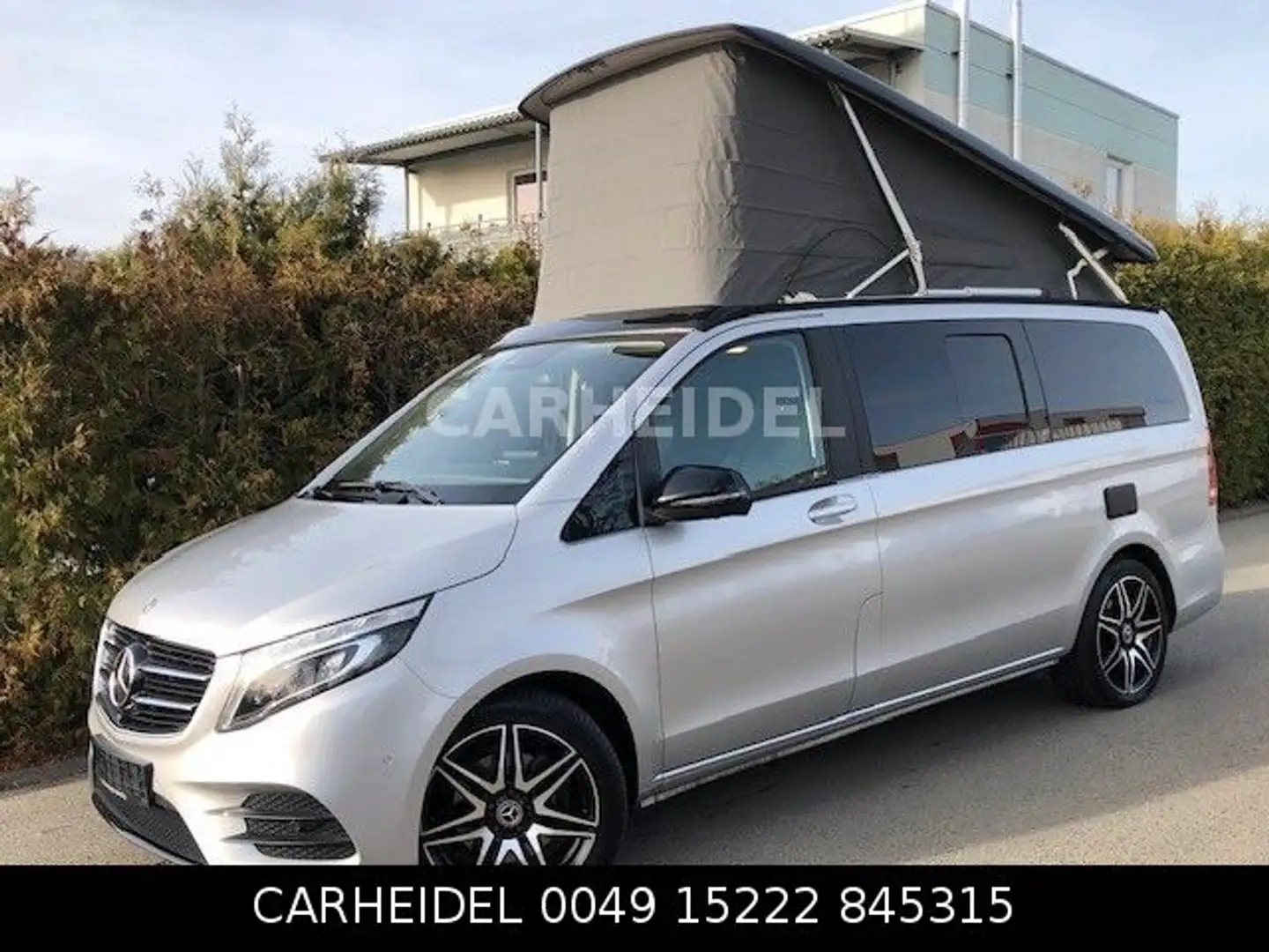 Mercedes-Benz V 250 V250d Marco Polo 4M AMG*Küche*360g*AHK*el.Dach* Silber - 2