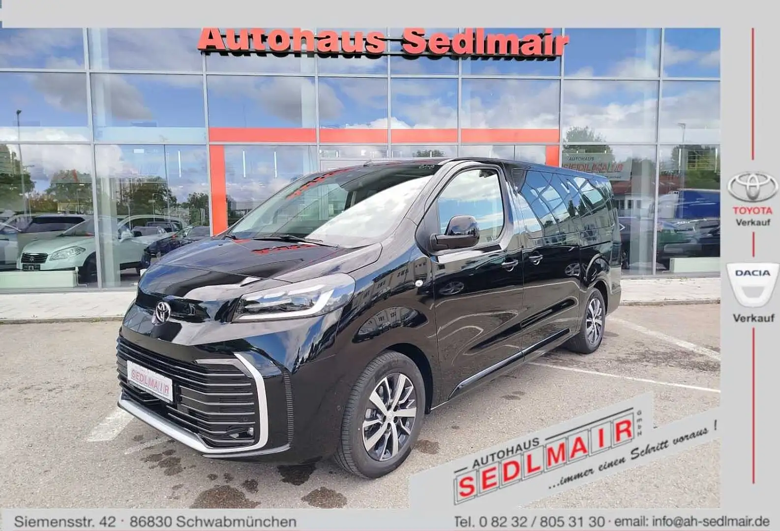 Toyota Proace Verso L2 8 Sitzer Automatik Exclusive/STANDHEIZUNG Noir - 1
