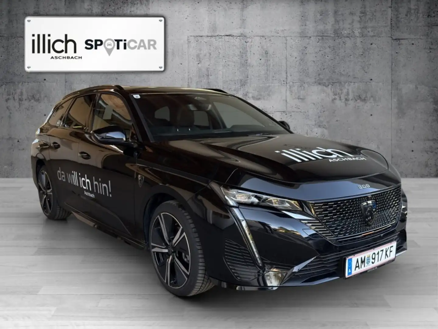 Peugeot 308 SW GT Hybrid 145 E-DCS6 Negro - 1