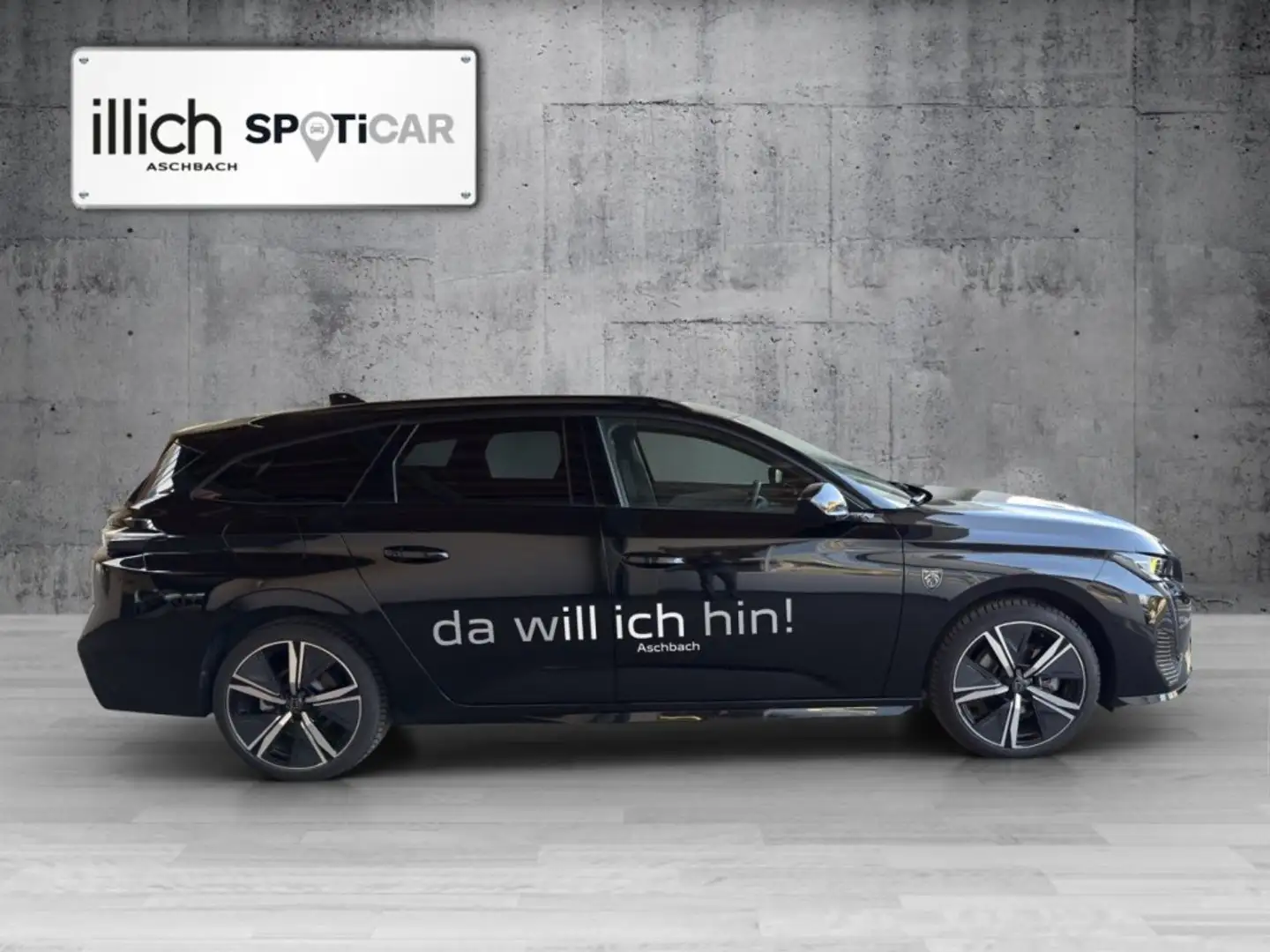 Peugeot 308 SW GT Hybrid 145 E-DCS6 Noir - 2