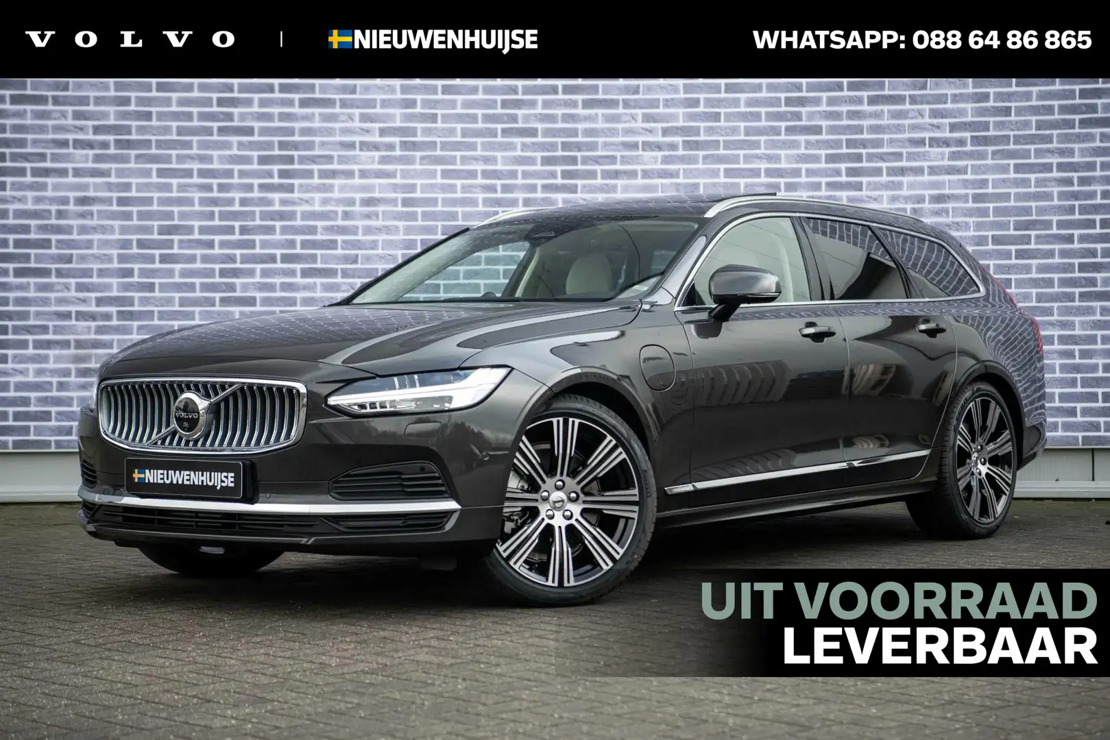 Volvo V90 2.0 T8 Recharge AWD Ultimate Bright Fin. € 1.602 p Gris - 1