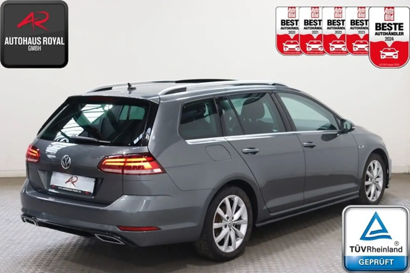Volkswagen Golf Variant VII 1.5 TSI R LINE PANO,KEYLESS,ACC Grijs - 2