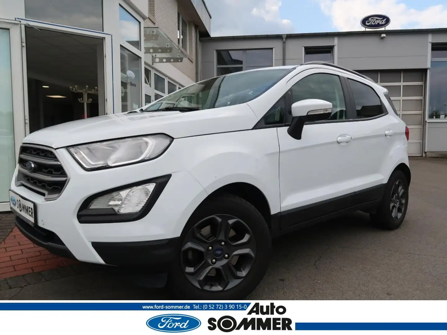 Ford EcoSport Cool&Connect, Automatik, AHK, Kamera, Alu Weiß - 1