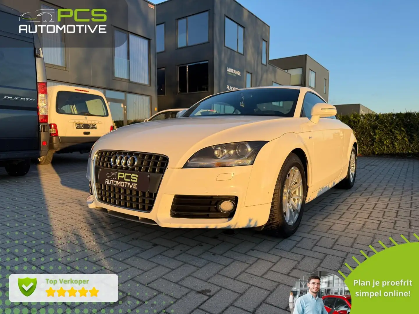 Audi TT Coupe 2.0 S-Line / 200 pk / 12 mnd waarborg Blanc - 1