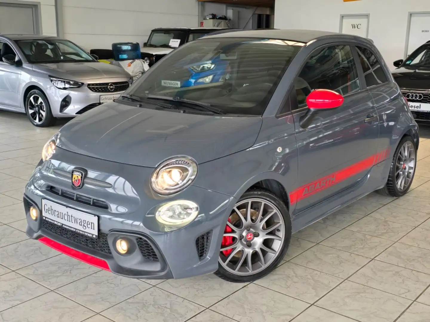 Abarth 500 595C Competizione Cabrio Auto Edition70 Saltbelt Grau - 1