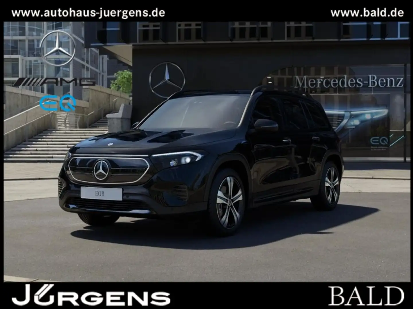 Mercedes-Benz EQB 300 4M Progressive-Wide/LED/Cam/Easy-P/Night Schwarz - 2
