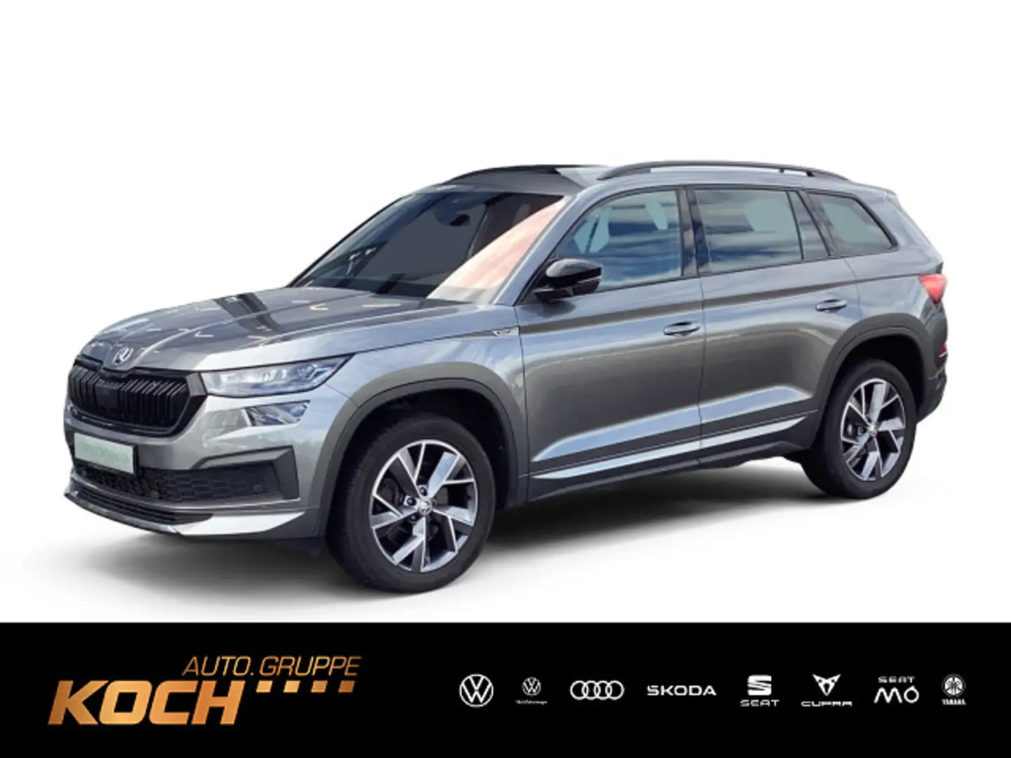 Skoda Kodiaq Sportline 2.0 TDI DSG 4x4 NAVI*PANODACH* Grijs - 1