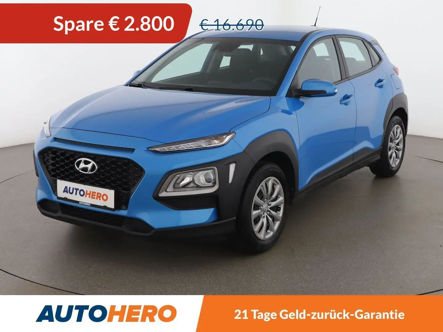 Hyundai KONA 1.0 T-GDI Smart 2WD Blauw - 1