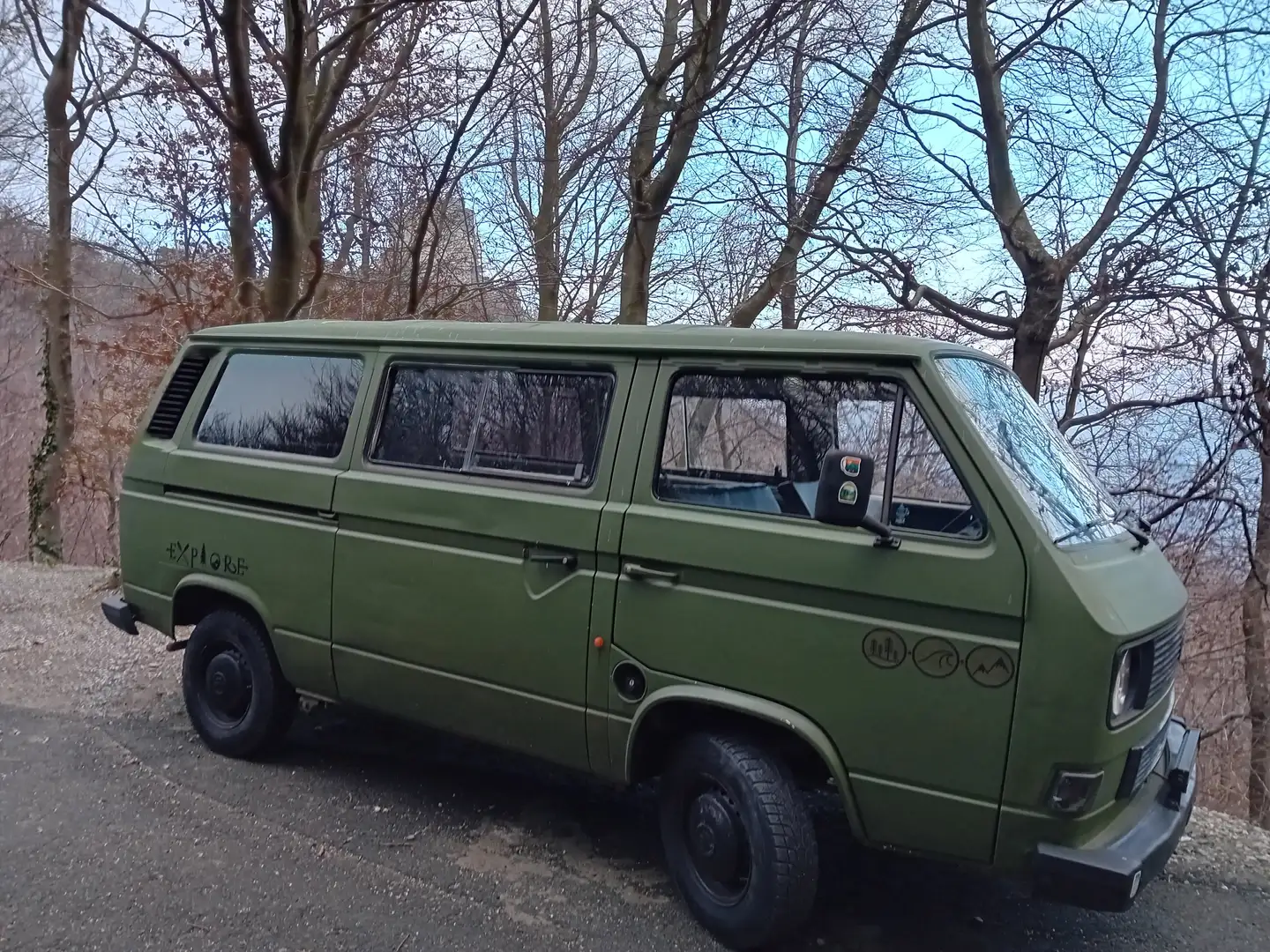 Volkswagen T3 Transporter Зелений - 1