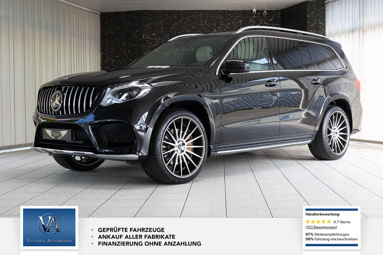 Mercedes-Benz GLS 500 GLS 550 4Matic *AMG*Designo*Mega Ausstattung* Negru - 1