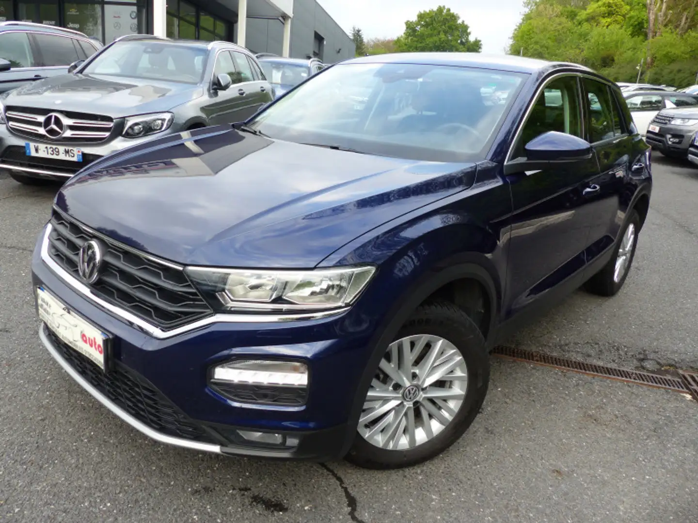 Volkswagen T-Roc 2.0 TDI 150CH LOUNGE BUSINESS 4MOTION DSG7 Bleu - 1