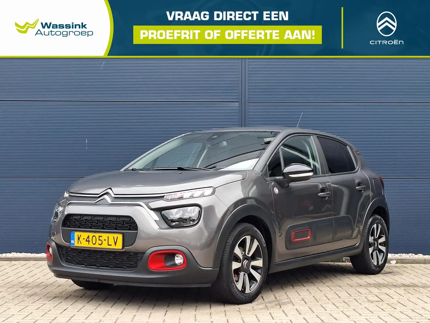 Citroen C3 C-Series I Parkeersensoren I Groot scherm I Cruise Gris - 1