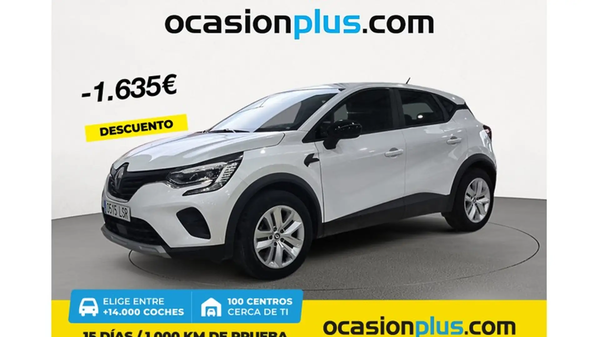 Renault Captur TCe GPF Micro Híbrido Intens 103kW Blanco - 1