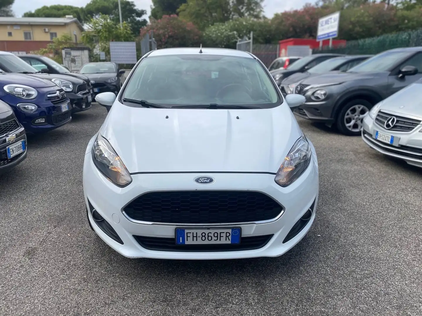 Ford Fiesta Fiesta VI 2013 5p 1.5 tdci ST-line 75cv Blanc - 1
