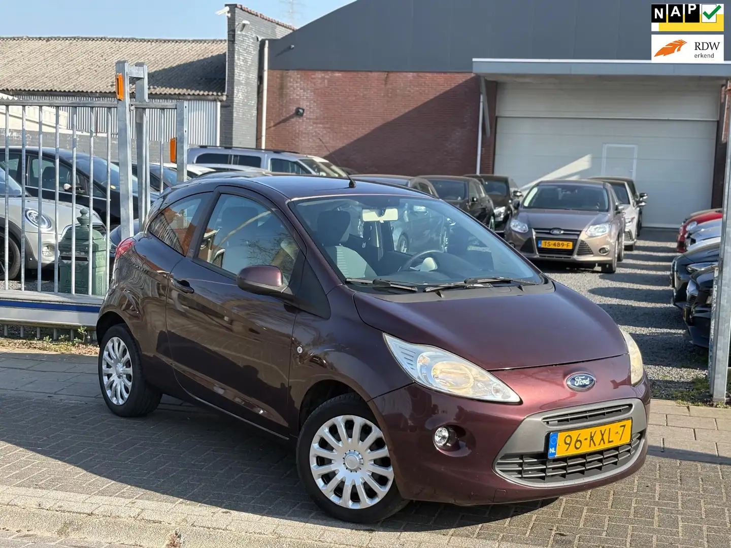 Ford Ka/Ka+ 1.2 Titanium | Airco | Elek.Ramen | NWE D-Riem | Brun - 1
