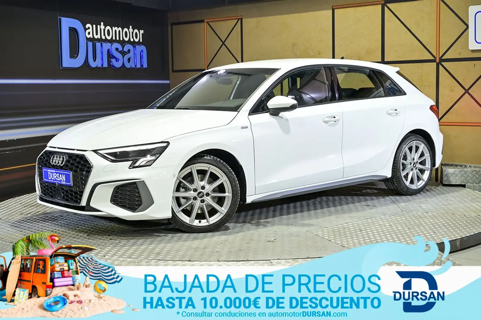 Audi A3 Sportback Genuine Ed 35 TFSI 110kW S tro Blanco - 1