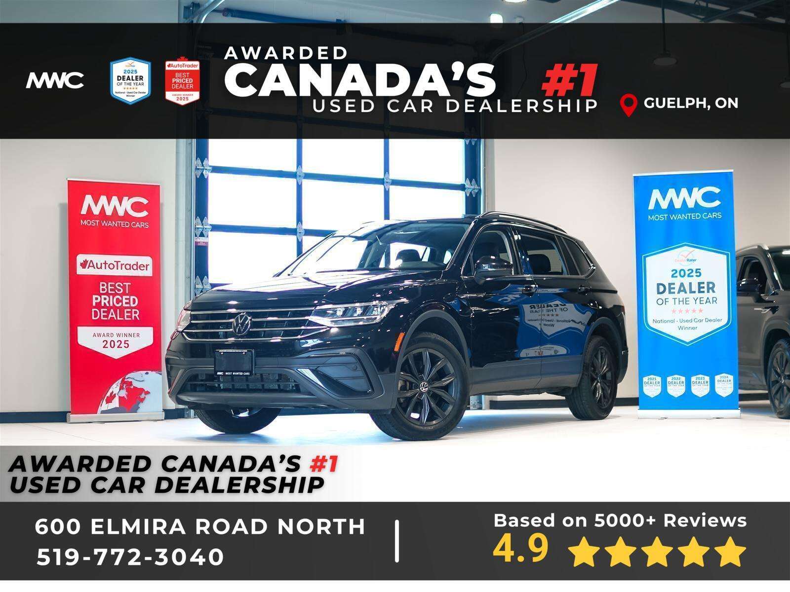 2024 Volkswagen Tiguan COMFORTLINE | AWD | LEATHER | NO ACCIDENTS
