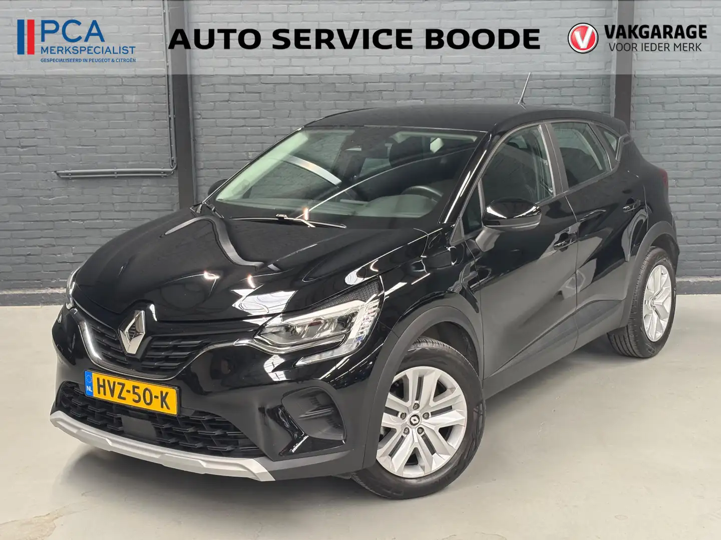 Renault Captur 1.3 (140 pk) Mild Hybrid automaat - stoelverwarmin Zwart - 1