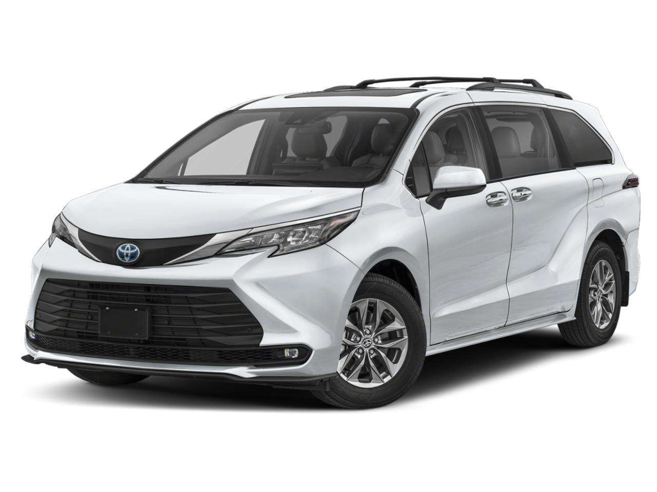 White 2026 Toyota Sienna Minivan Front-Wheel Drive Automatic