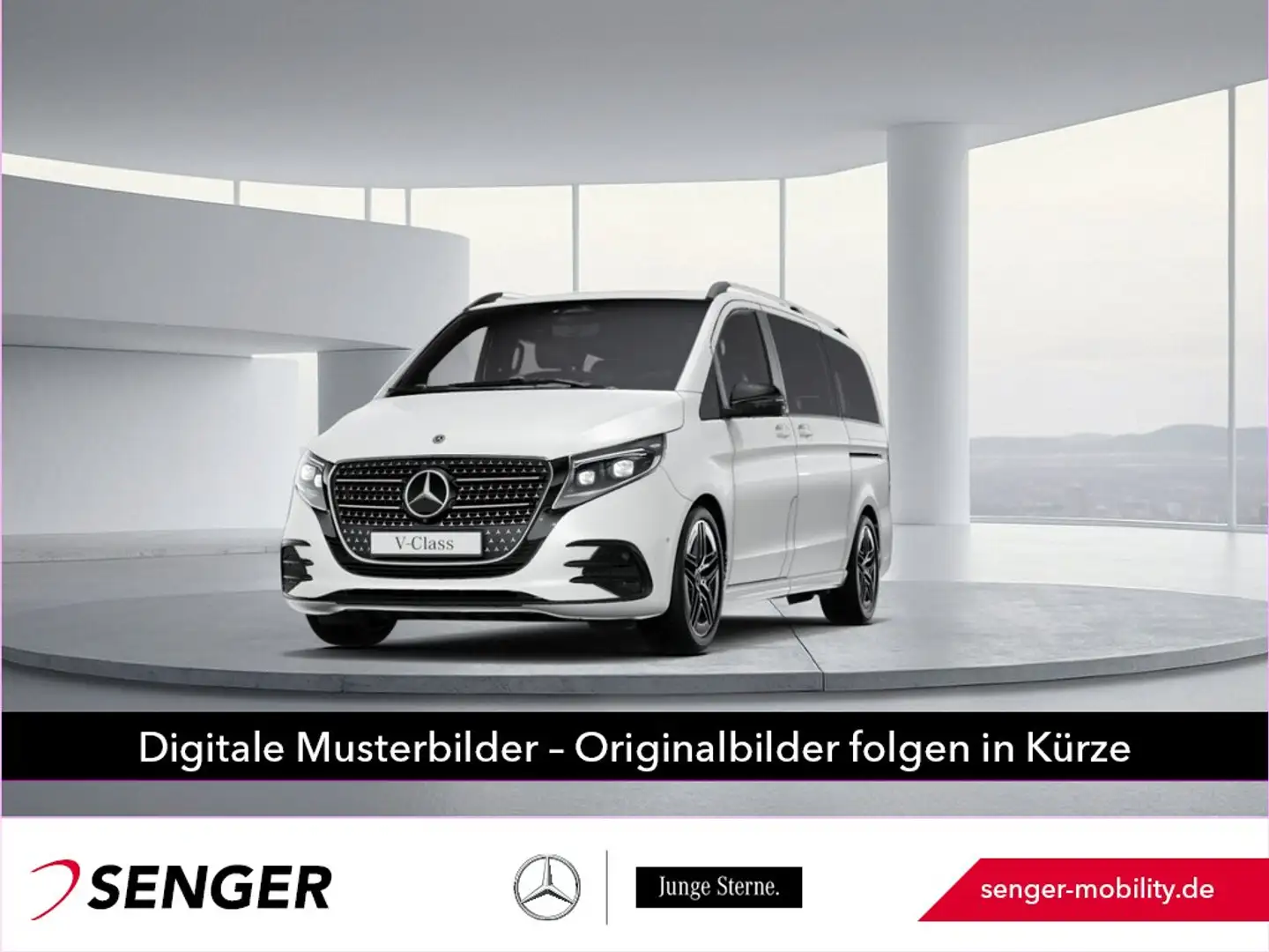 Mercedes-Benz V 300 d Avantgarde lang AMG AIRMATIC 360° AHK2,5t Weiß - 1
