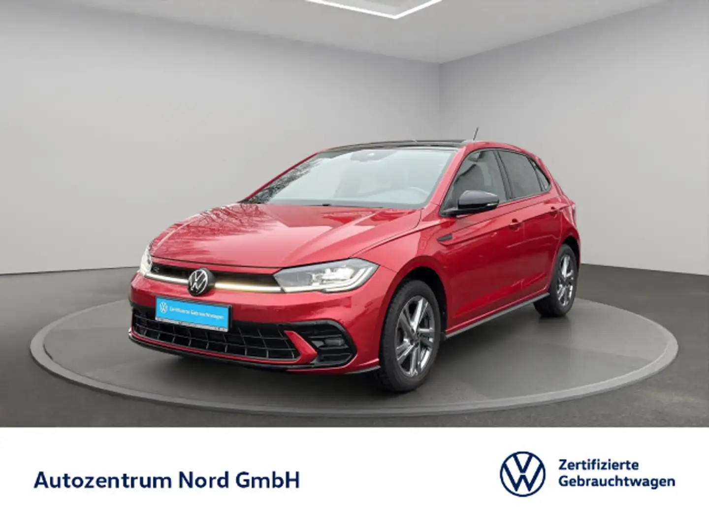 Volkswagen Polo 1.0 TSI R-Line MATRIX LED+CARPLAY+KLIMA Rot - 1