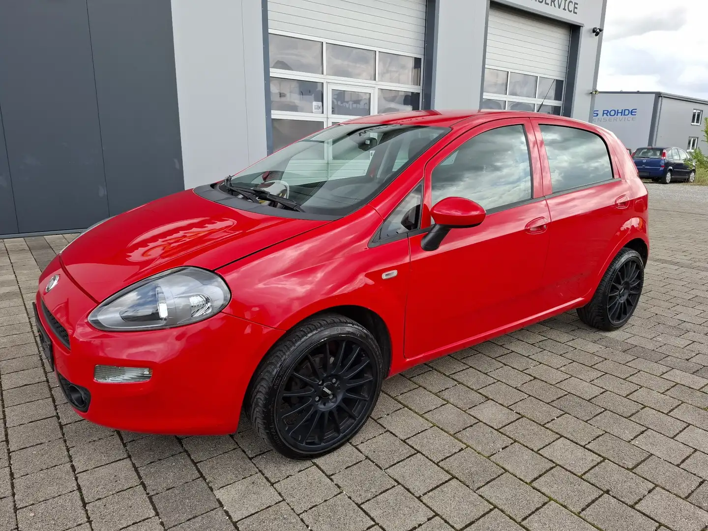 Fiat Punto Basis 1.Hand,SHZ,Alufelgen Red - 2