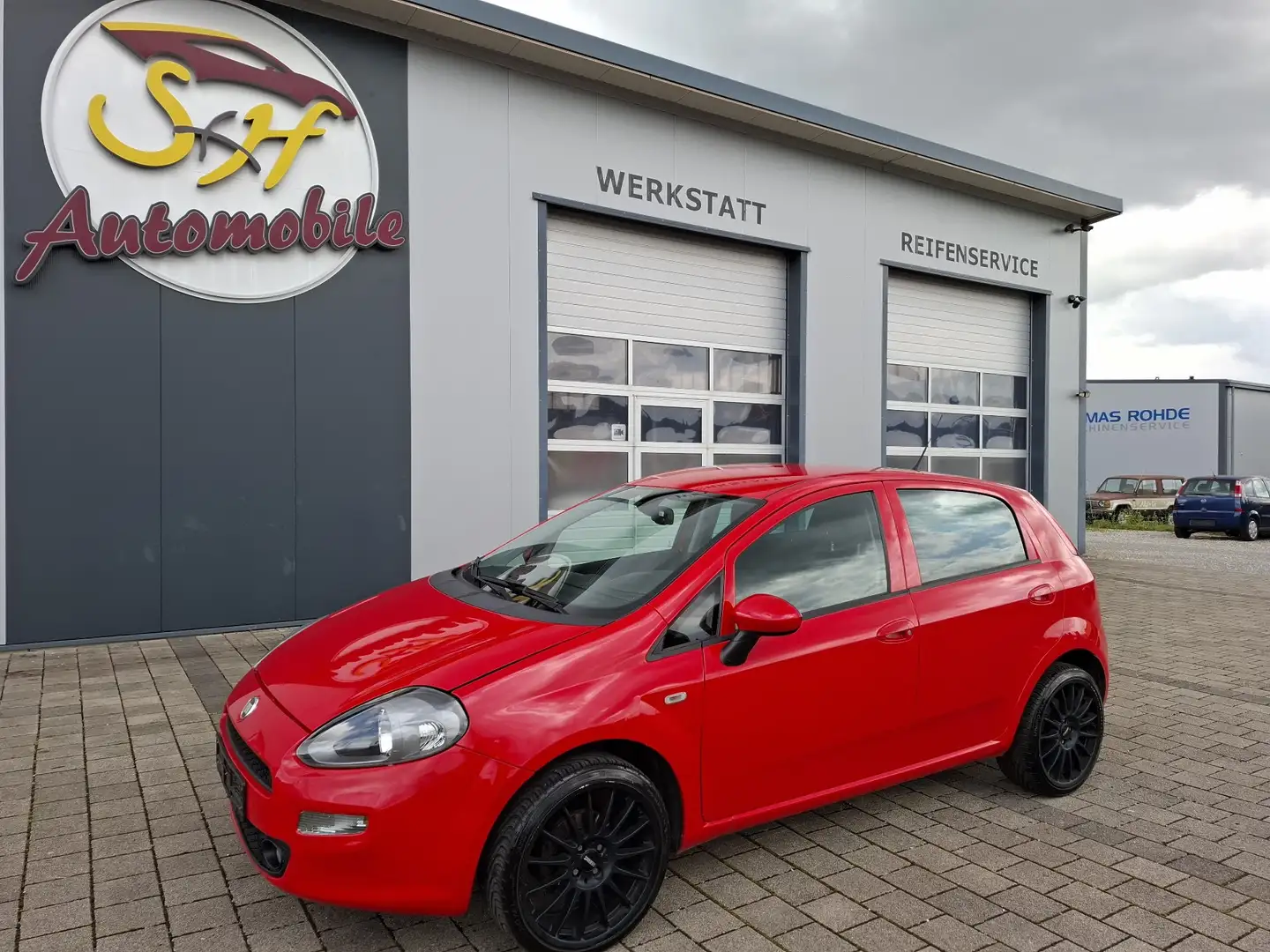 Fiat Punto Basis 1.Hand,SHZ,Alufelgen Red - 1