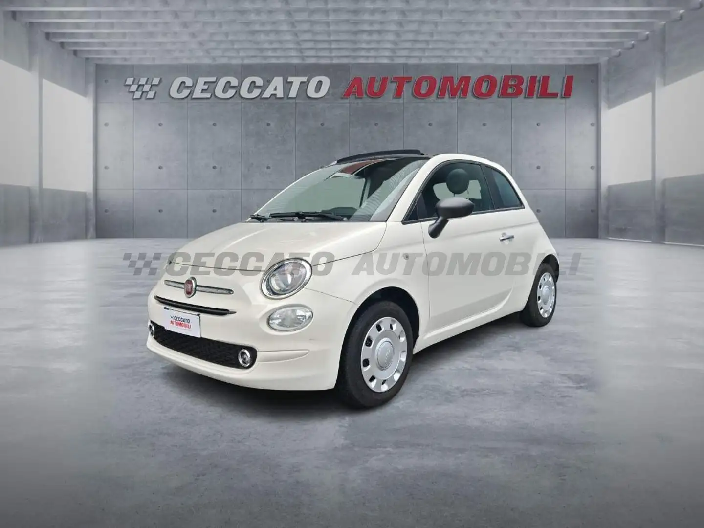 Fiat 500C 500C 1.0 hybrid 70cv Weiß - 1