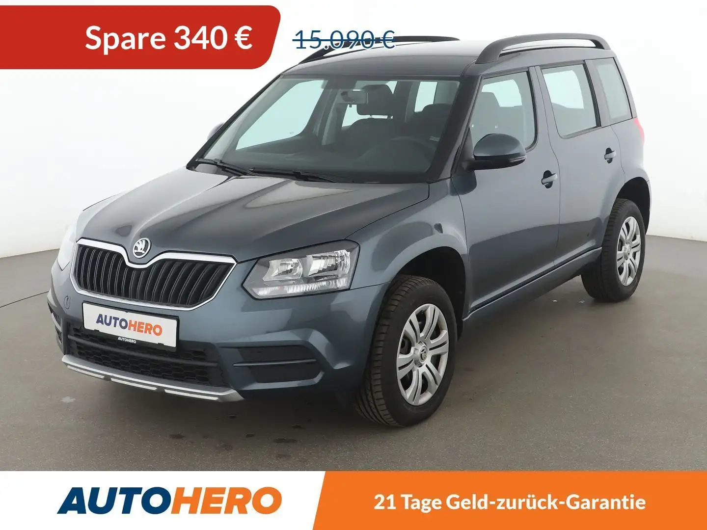 Skoda Yeti 1.2 TSI Cool Edition Aut.*PDC*SHZ*KLIMA*GARANTIE* Grau - 1