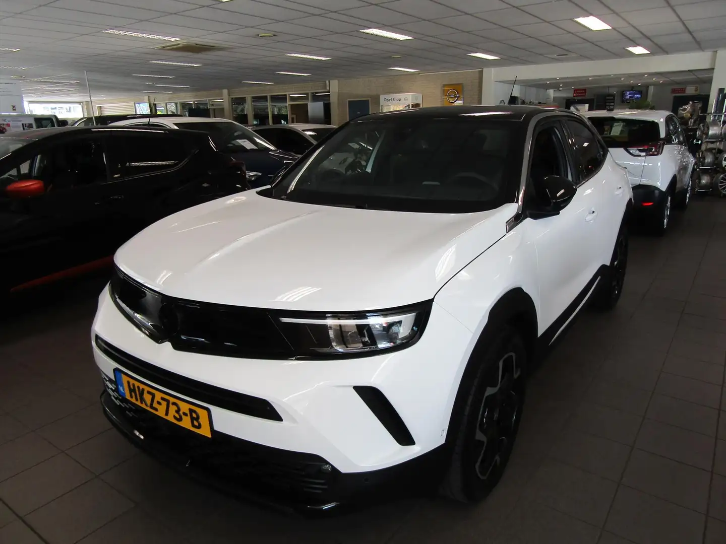Opel Mokka 1.2 136pk CAMERA ACHTER L.M. VELG. APPLE Wit - 2