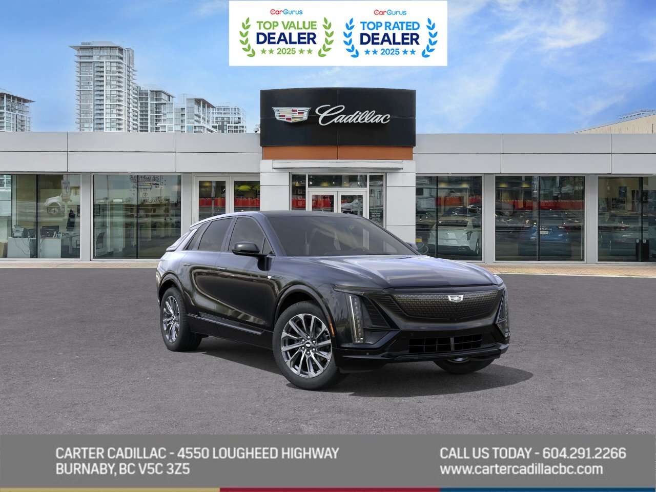 Black 2027 Cadillac LYRIQ SUV / Crossover All-Wheel Drive 1-Speed Automatic