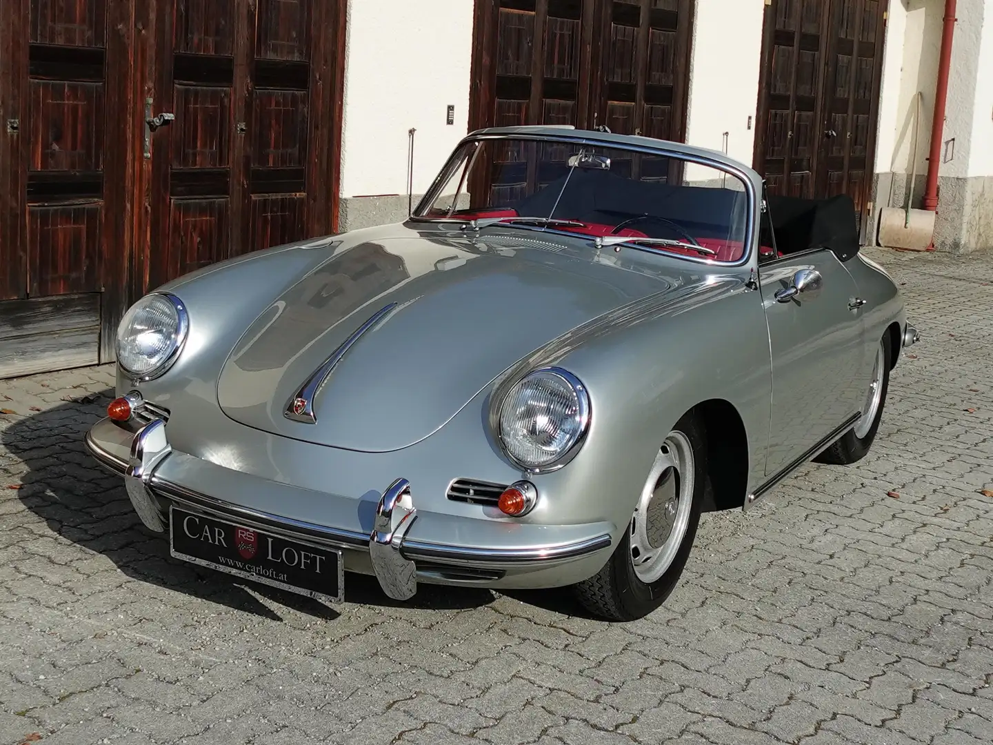 Porsche 356 C 1600S Cabriolet Silber - 1