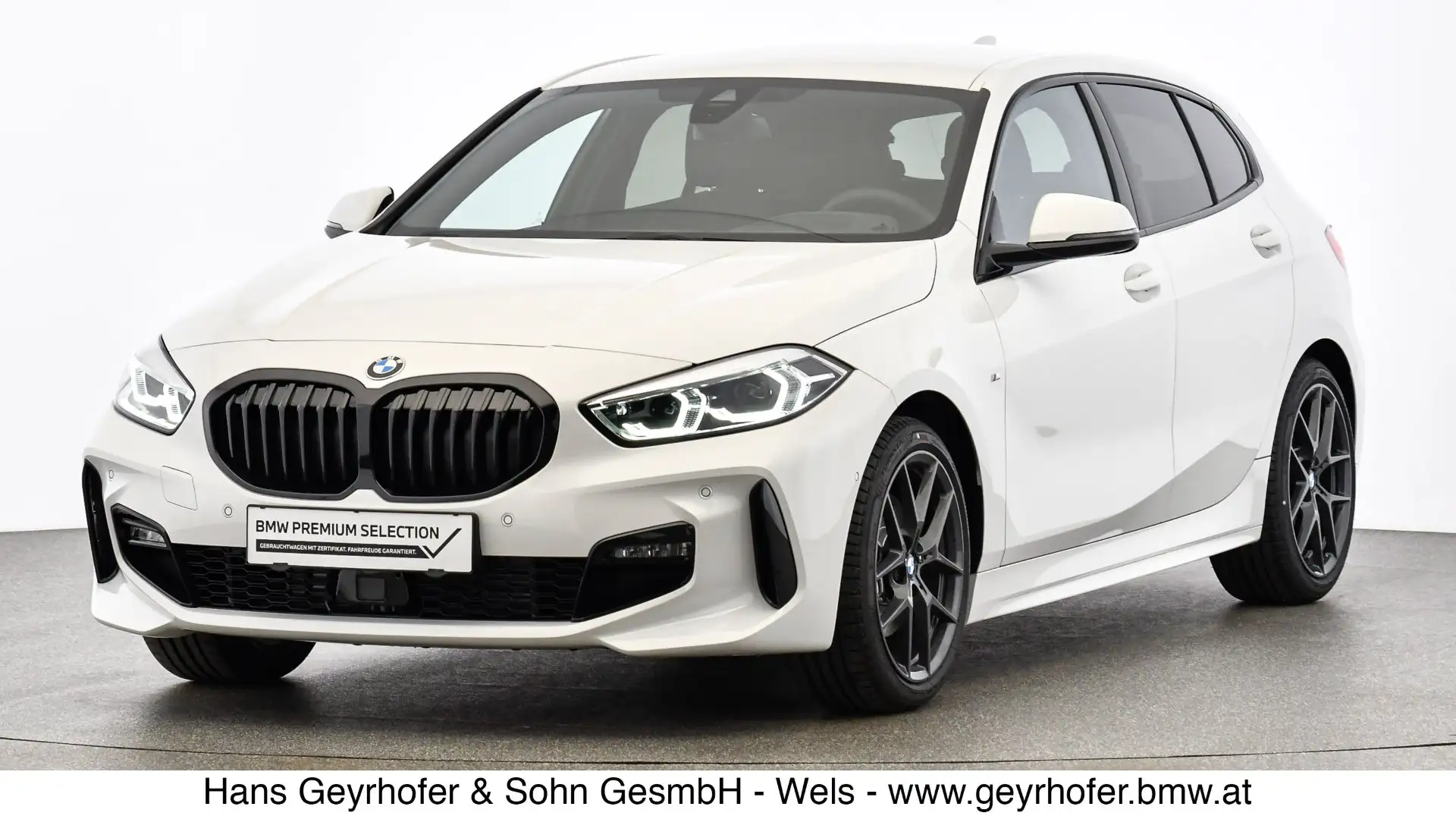 BMW 118 118d Blanc - 1