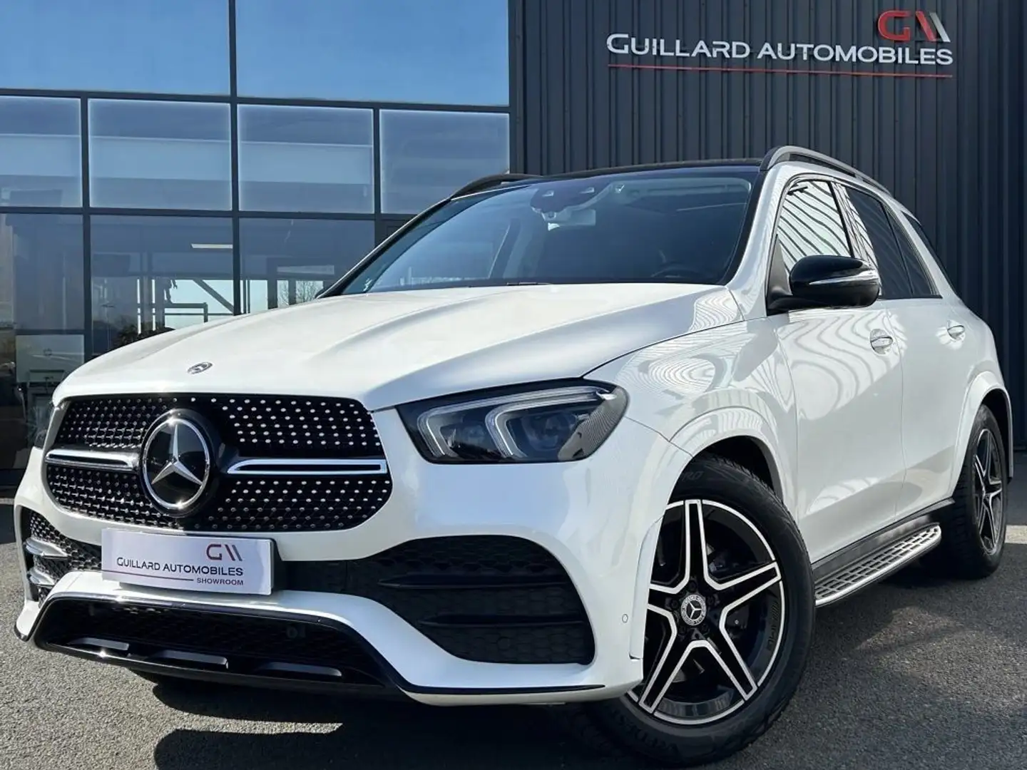 Mercedes-Benz GLE 300 300 d 245ch AMG LINE 4Matic 9G-TRONIC 7 PLACES Blanc - 1