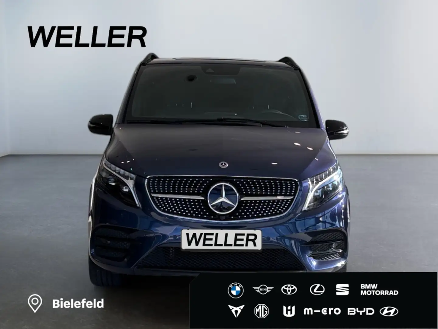 Mercedes-Benz V 300 d AMG extralang 4M 9G Edition 2023 *AHK*AIRMATIC* Blau - 2
