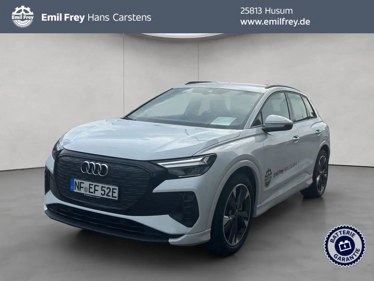 Audi Q4 e-tron 45 quattro 210 kW Navi LED Tempomat Weiß - 1