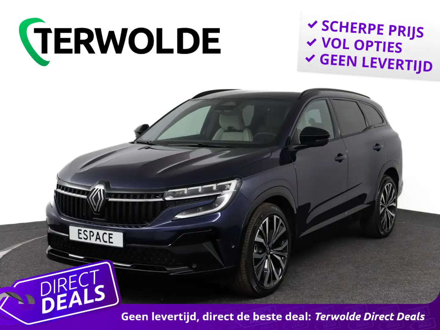 Renault Espace E-Tech full hybrid 200 iconic 7p. | Achteruitrijca Blauw - 1